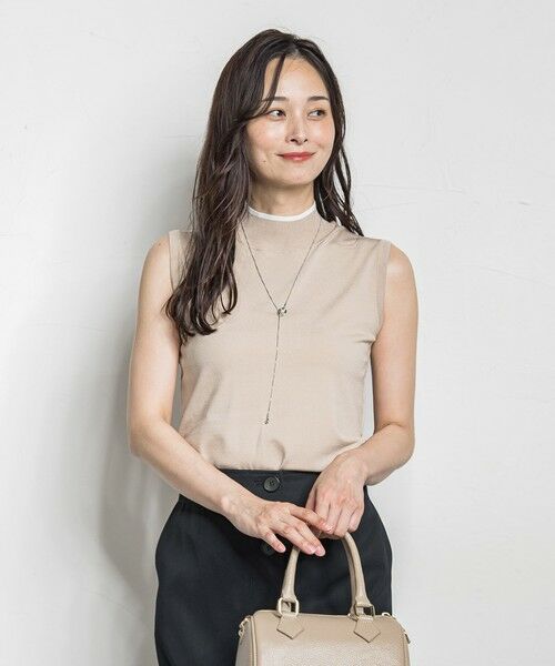 LAUTREAMONT / ロートレアモン ニット・セーター | ノースリーブハイネックニット ≪手洗い可能≫ | 詳細25