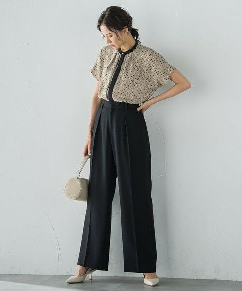 LAUTREAMONT / ロートレアモン シャツ・ブラウス | 【WEB限定】プリントアムンゼンブラウス≪洗濯機で洗える/透けにくい≫ | 詳細6