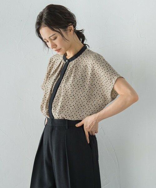 LAUTREAMONT / ロートレアモン シャツ・ブラウス | 【WEB限定】プリントアムンゼンブラウス≪洗濯機で洗える/透けにくい≫ | 詳細11