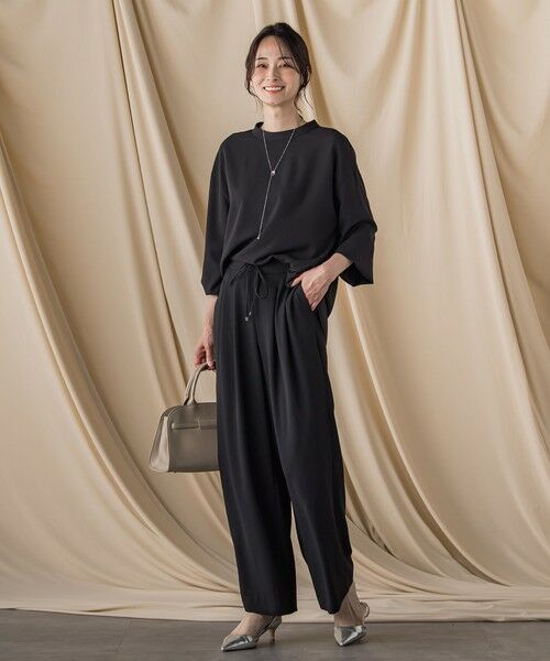 LAUTREAMONT / ロートレアモン シャツ・ブラウス | キレイ×リラックス スタンドカラーブラウス≪接触冷感/UV/洗濯機で洗える≫ | 詳細4