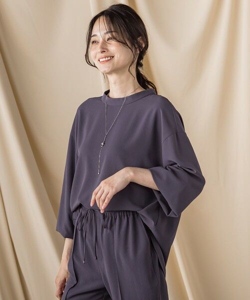 LAUTREAMONT / ロートレアモン シャツ・ブラウス | キレイ×リラックス スタンドカラーブラウス≪接触冷感/UV/洗濯機で洗える≫ | 詳細13