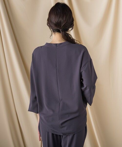 LAUTREAMONT / ロートレアモン シャツ・ブラウス | キレイ×リラックス スタンドカラーブラウス≪接触冷感/UV/洗濯機で洗える≫ | 詳細14