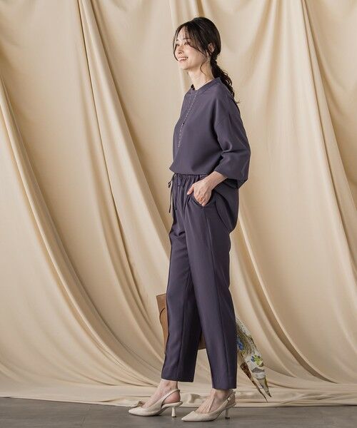 LAUTREAMONT / ロートレアモン シャツ・ブラウス | キレイ×リラックス スタンドカラーブラウス≪接触冷感/UV/洗濯機で洗える≫ | 詳細15