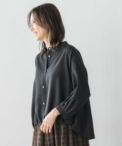 LAUTREAMONT / ロートレアモン シャツ・ブラウス | シアーバンブータンブラーブラウス