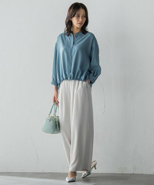 LAUTREAMONT / ロートレアモン シャツ・ブラウス | シアーバンブータンブラーブラウス | 詳細10