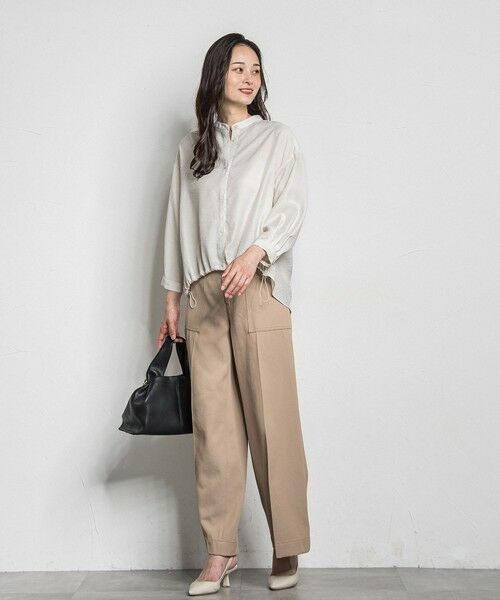 LAUTREAMONT / ロートレアモン シャツ・ブラウス | シアーバンブータンブラーブラウス | 詳細18