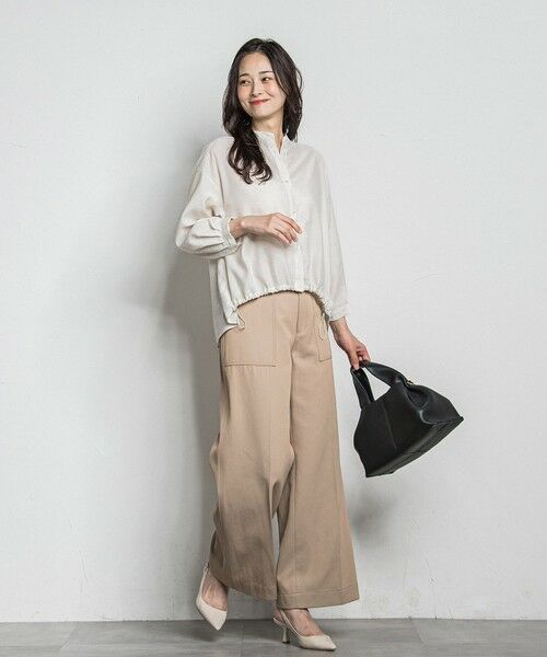 LAUTREAMONT / ロートレアモン シャツ・ブラウス | シアーバンブータンブラーブラウス | 詳細20