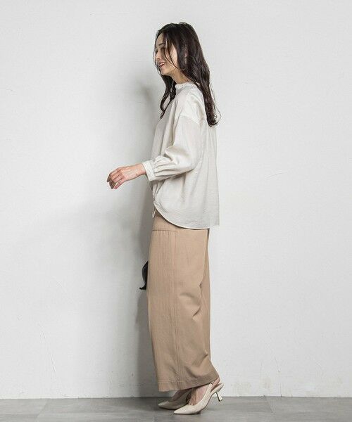 LAUTREAMONT / ロートレアモン シャツ・ブラウス | シアーバンブータンブラーブラウス | 詳細21