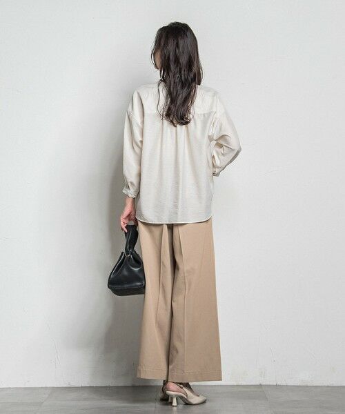 LAUTREAMONT / ロートレアモン シャツ・ブラウス | シアーバンブータンブラーブラウス | 詳細22