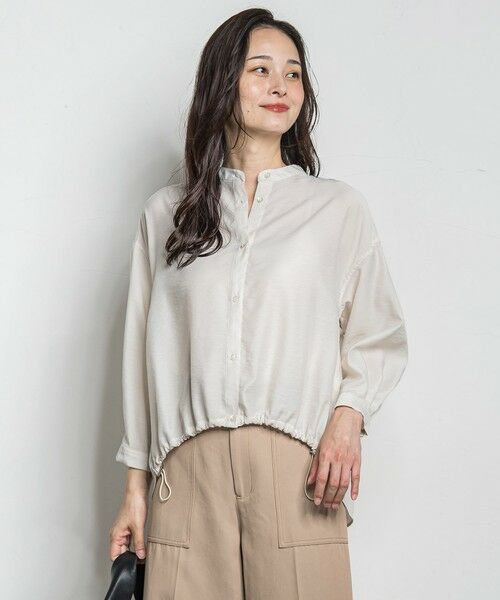 LAUTREAMONT / ロートレアモン シャツ・ブラウス | シアーバンブータンブラーブラウス | 詳細23