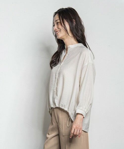 LAUTREAMONT / ロートレアモン シャツ・ブラウス | シアーバンブータンブラーブラウス | 詳細24