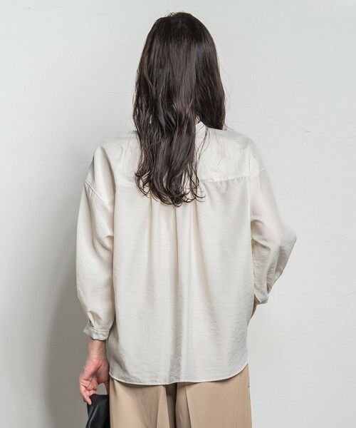 LAUTREAMONT / ロートレアモン シャツ・ブラウス | シアーバンブータンブラーブラウス | 詳細25