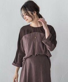 LAUTREAMONT / ロートレアモン シャツ・ブラウス | エアリースエードブラウス ≪洗濯機で洗える≫