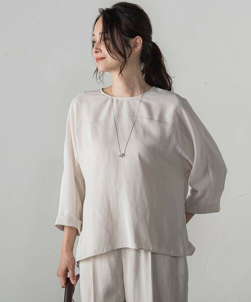 LAUTREAMONT / ロートレアモン シャツ・ブラウス | エアリースエードブラウス ≪洗濯機で洗える≫ | 詳細20