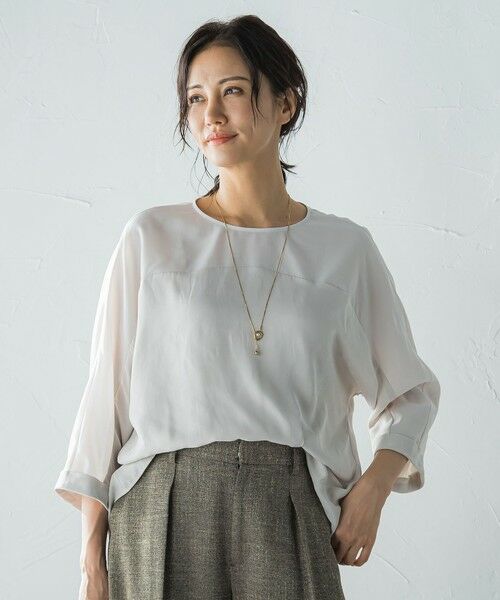 LAUTREAMONT / ロートレアモン シャツ・ブラウス | エアリースエードブラウス ≪洗濯機で洗える≫ | 詳細21