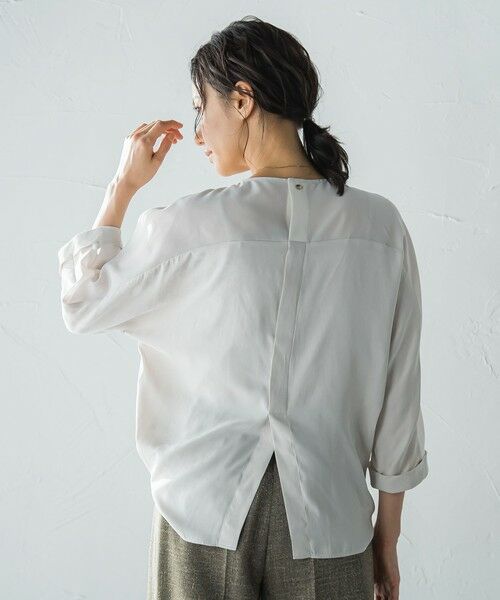 LAUTREAMONT / ロートレアモン シャツ・ブラウス | エアリースエードブラウス ≪洗濯機で洗える≫ | 詳細22
