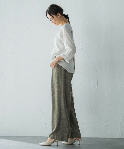 LAUTREAMONT / ロートレアモン シャツ・ブラウス | エアリースエードブラウス ≪洗濯機で洗える≫ | 詳細24