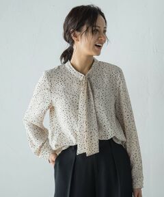 LAUTREAMONT / ロートレアモン シャツ・ブラウス | ランダムドットエアリーブラウス≪洗濯機で洗える≫
