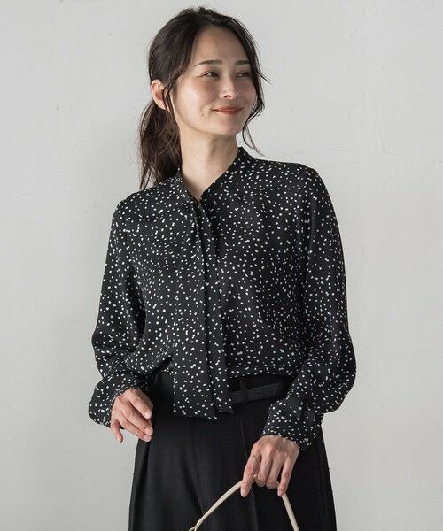 LAUTREAMONT / ロートレアモン シャツ・ブラウス | ランダムドットエアリーブラウス≪洗濯機で洗える≫ | 詳細9