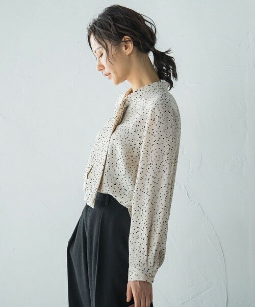 LAUTREAMONT / ロートレアモン シャツ・ブラウス | ランダムドットエアリーブラウス≪洗濯機で洗える≫ | 詳細13