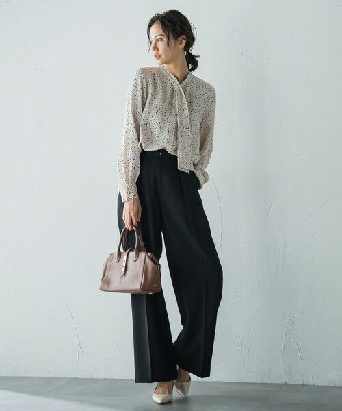 LAUTREAMONT / ロートレアモン シャツ・ブラウス | ランダムドットエアリーブラウス≪洗濯機で洗える≫ | 詳細15