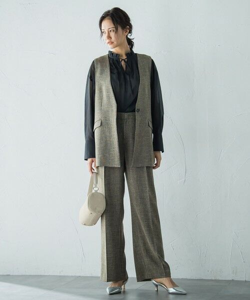 LAUTREAMONT / ロートレアモン シャツ・ブラウス | 後染めボイルシアーフリルブラウス≪洗濯機で洗える≫ | 詳細3