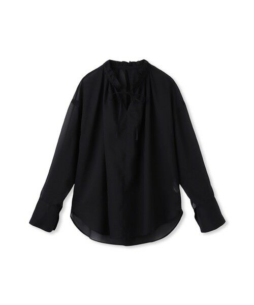 LAUTREAMONT / ロートレアモン シャツ・ブラウス | 後染めボイルシアーフリルブラウス≪洗濯機で洗える≫ | 詳細5