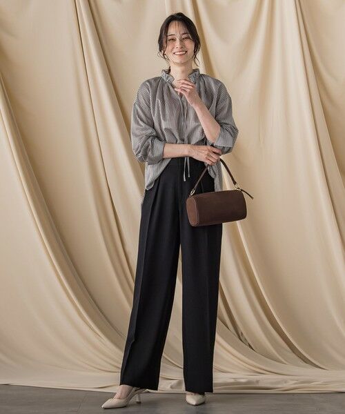 LAUTREAMONT / ロートレアモン シャツ・ブラウス | 後染めボイルシアーフリルブラウス≪洗濯機で洗える≫ | 詳細9