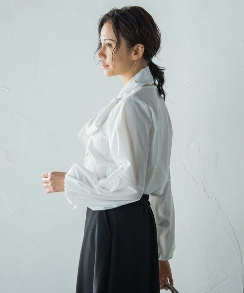 LAUTREAMONT / ロートレアモン シャツ・ブラウス | フォルムボウタイブラウス≪洗濯機で洗える≫ | 詳細2