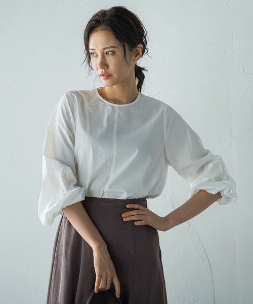 LAUTREAMONT / ロートレアモン シャツ・ブラウス | フォルムボウタイブラウス≪洗濯機で洗える≫ | 詳細4