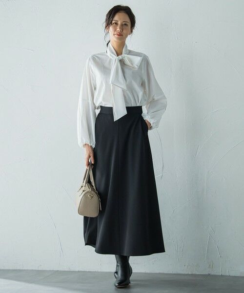 LAUTREAMONT / ロートレアモン シャツ・ブラウス | フォルムボウタイブラウス≪洗濯機で洗える≫ | 詳細6
