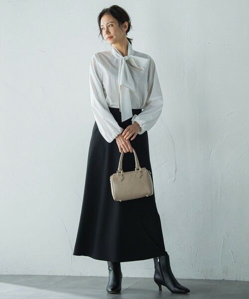 LAUTREAMONT / ロートレアモン シャツ・ブラウス | フォルムボウタイブラウス≪洗濯機で洗える≫ | 詳細7