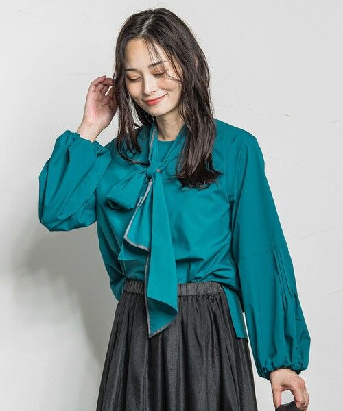 LAUTREAMONT / ロートレアモン シャツ・ブラウス | フォルムボウタイブラウス≪洗濯機で洗える≫ | 詳細17