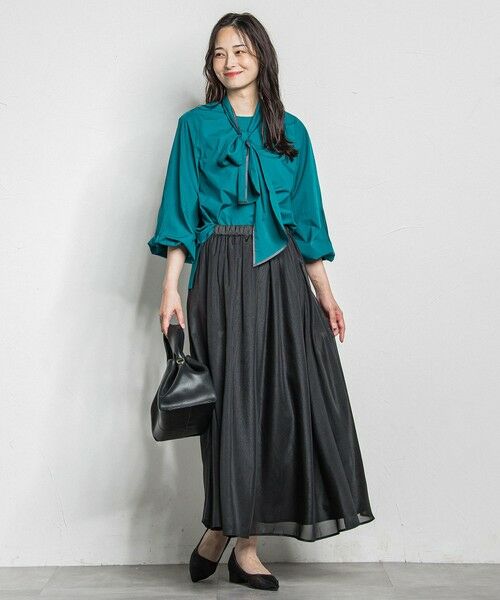 LAUTREAMONT / ロートレアモン シャツ・ブラウス | フォルムボウタイブラウス≪洗濯機で洗える≫ | 詳細19