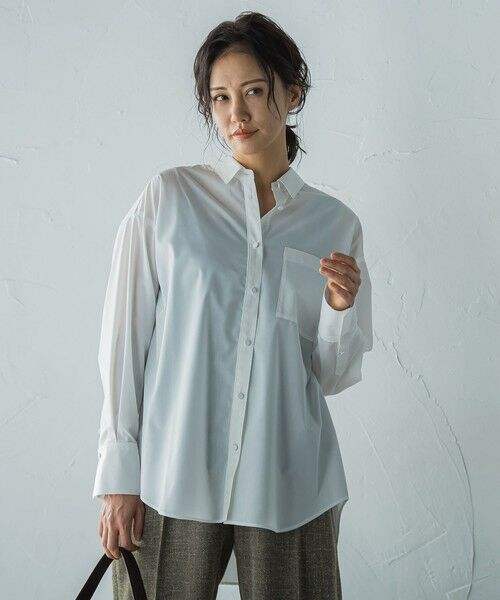 LAUTREAMONT / ロートレアモン シャツ・ブラウス | オーバーサイズシャツブラウス ≪洗濯機で洗える≫ | 詳細1