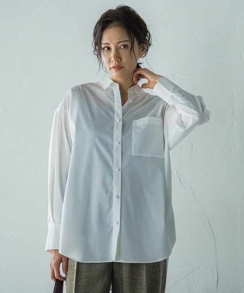 LAUTREAMONT / ロートレアモン シャツ・ブラウス | オーバーサイズシャツブラウス ≪洗濯機で洗える≫ | 詳細2