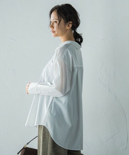 LAUTREAMONT / ロートレアモン シャツ・ブラウス | オーバーサイズシャツブラウス ≪洗濯機で洗える≫ | 詳細3