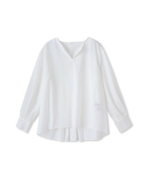 LAUTREAMONT / ロートレアモン シャツ・ブラウス | キーネックエアリータックブラウス ≪接触冷感/洗濯機で洗える≫ | 詳細8