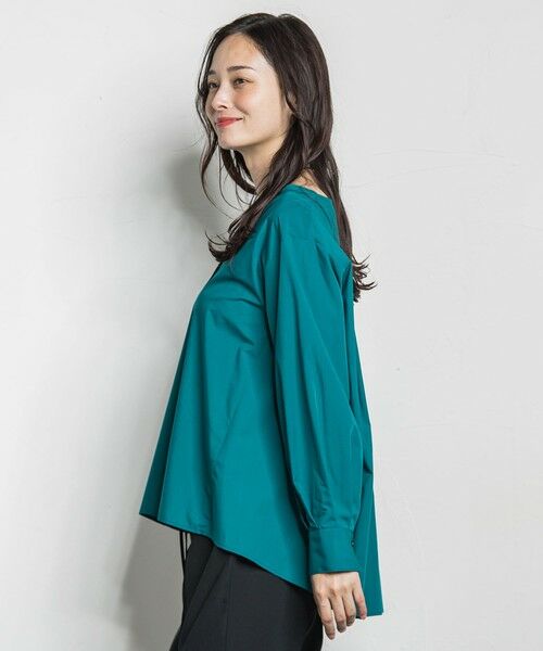 LAUTREAMONT / ロートレアモン シャツ・ブラウス | キーネックエアリータックブラウス ≪接触冷感/洗濯機で洗える≫ | 詳細16