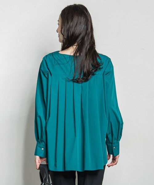 LAUTREAMONT / ロートレアモン シャツ・ブラウス | キーネックエアリータックブラウス ≪接触冷感/洗濯機で洗える≫ | 詳細17