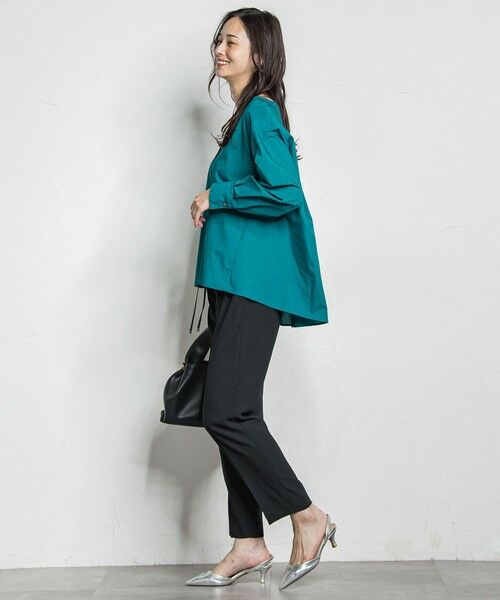 LAUTREAMONT / ロートレアモン シャツ・ブラウス | キーネックエアリータックブラウス ≪接触冷感/洗濯機で洗える≫ | 詳細19