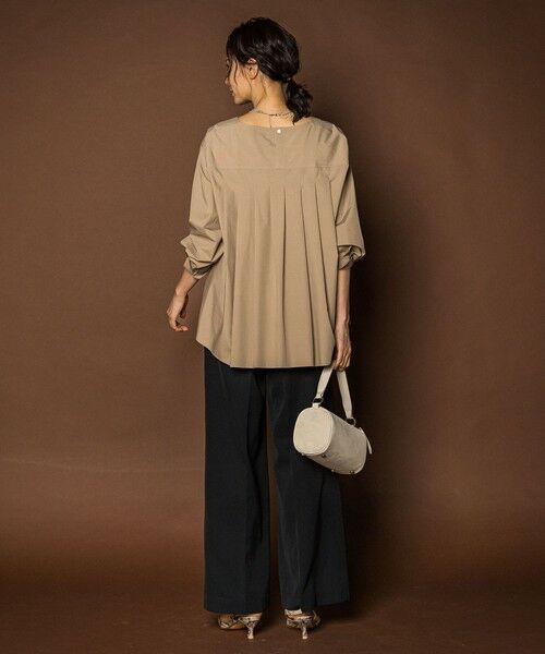 LAUTREAMONT / ロートレアモン シャツ・ブラウス | キーネックエアリータックブラウス ≪接触冷感/洗濯機で洗える≫ | 詳細28