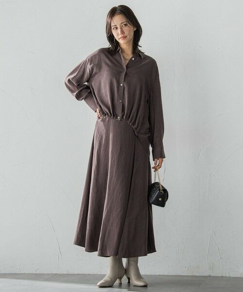 LAUTREAMONT / ロートレアモン シャツ・ブラウス | エアリースエードシャツブラウス≪洗濯機で洗える≫ | 詳細4