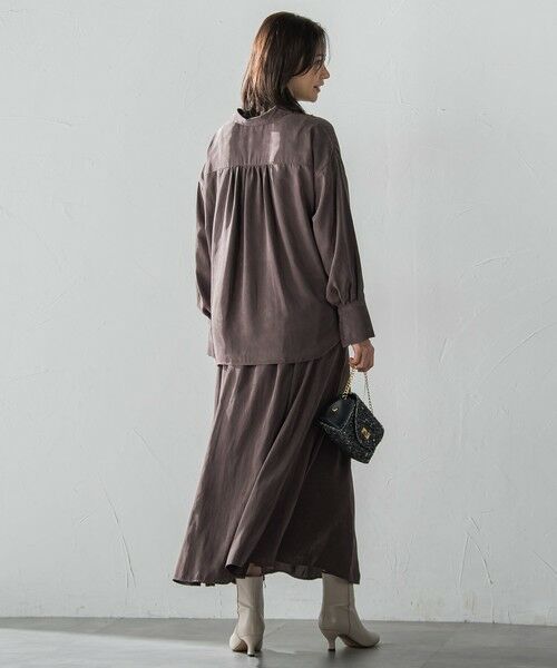 LAUTREAMONT / ロートレアモン シャツ・ブラウス | エアリースエードシャツブラウス≪洗濯機で洗える≫ | 詳細6