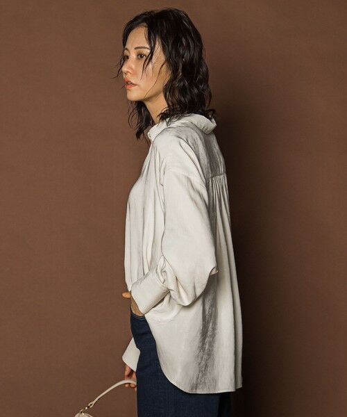 LAUTREAMONT / ロートレアモン シャツ・ブラウス | エアリースエードシャツブラウス≪洗濯機で洗える≫ | 詳細17