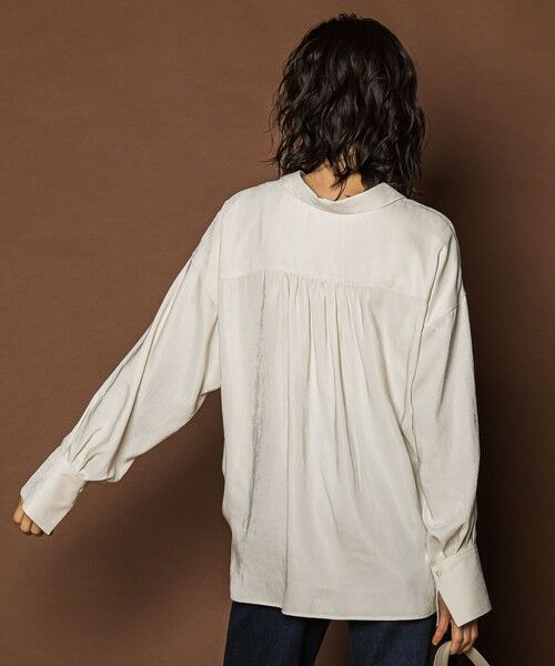 LAUTREAMONT / ロートレアモン シャツ・ブラウス | エアリースエードシャツブラウス≪洗濯機で洗える≫ | 詳細18