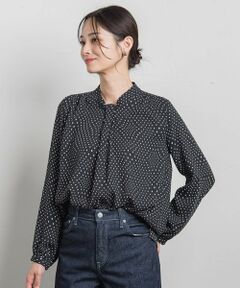 LAUTREAMONT / ロートレアモン シャツ・ブラウス | 【WEB限定】バックサテン小紋プリントブラウス