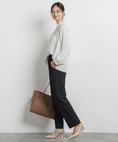 LAUTREAMONT / ロートレアモン シャツ・ブラウス | 【WEB限定】バックサテン小紋プリントブラウス | 詳細6