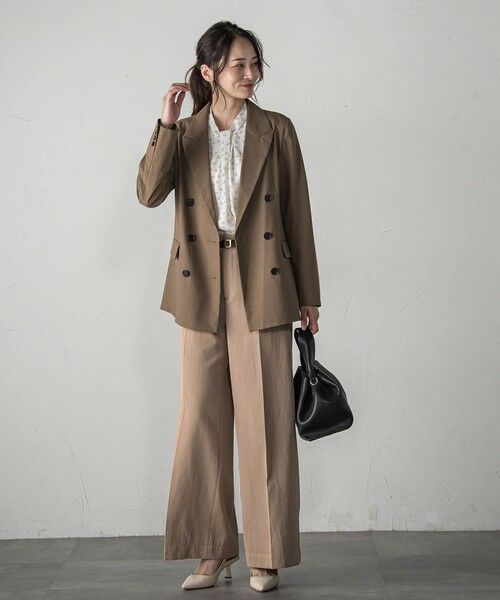 LAUTREAMONT / ロートレアモン シャツ・ブラウス | 【WEB限定】バックサテン小紋プリントブラウス | 詳細5