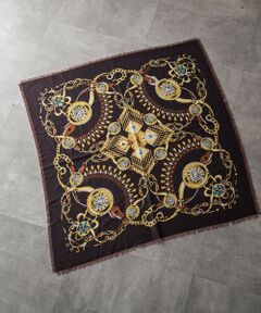 LAUTREAMONT / ロートレアモン マフラー・ショール・スヌード・ストール | リバーシブルフリンジストール≪洗濯機で洗える≫